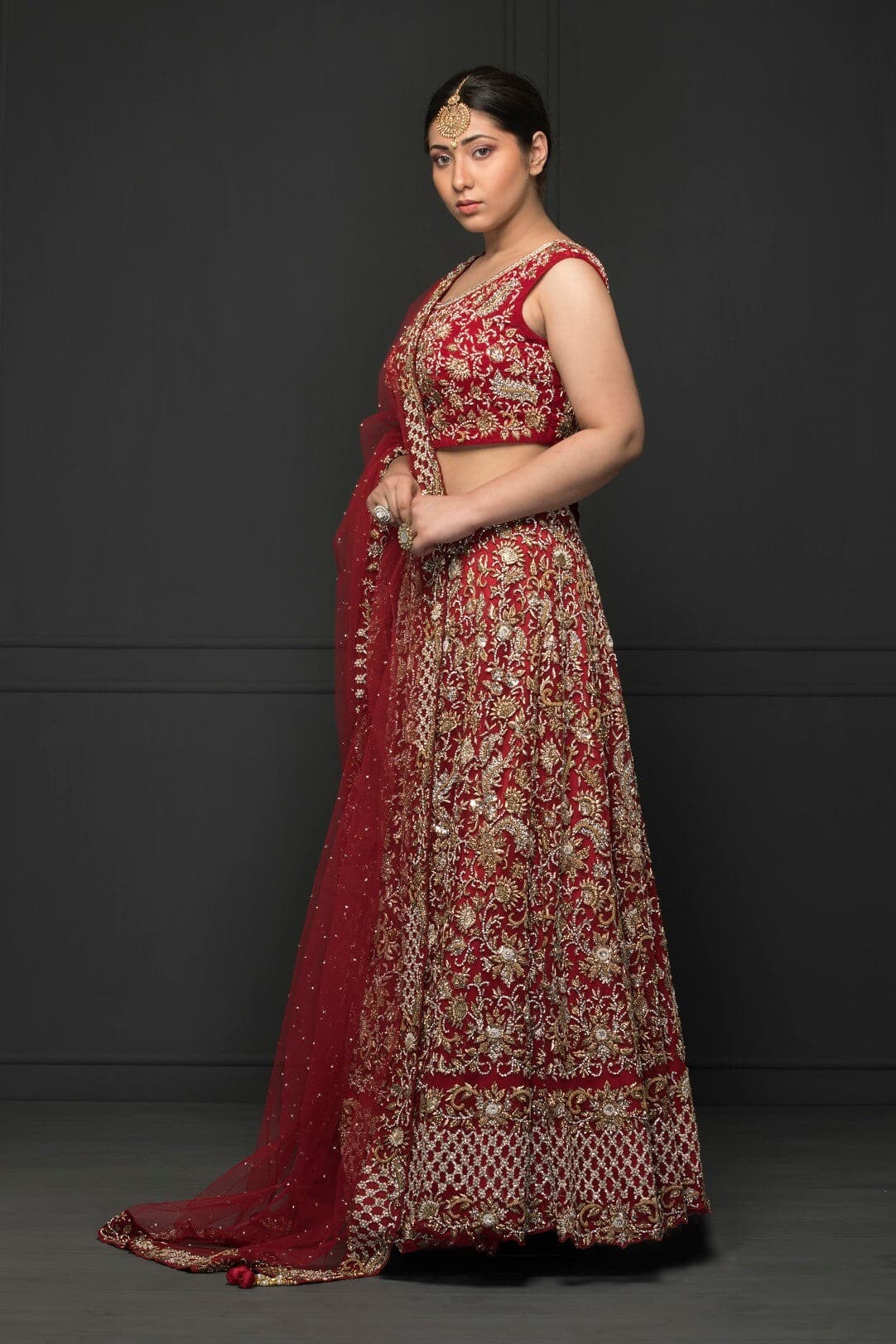 Red Lehenga Blouse