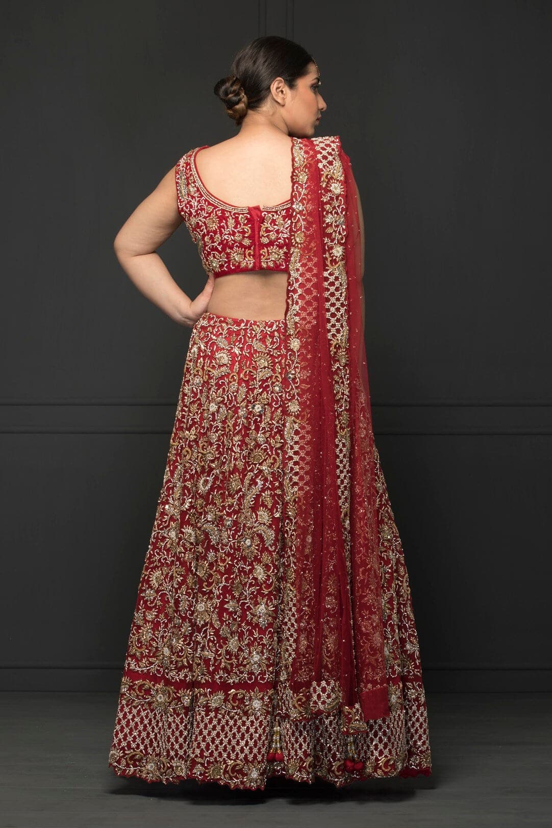 Red Lehenga Blouse
