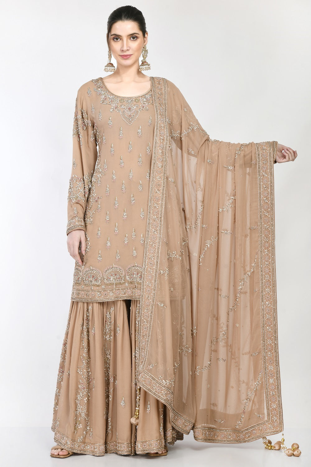 Beige Gharara