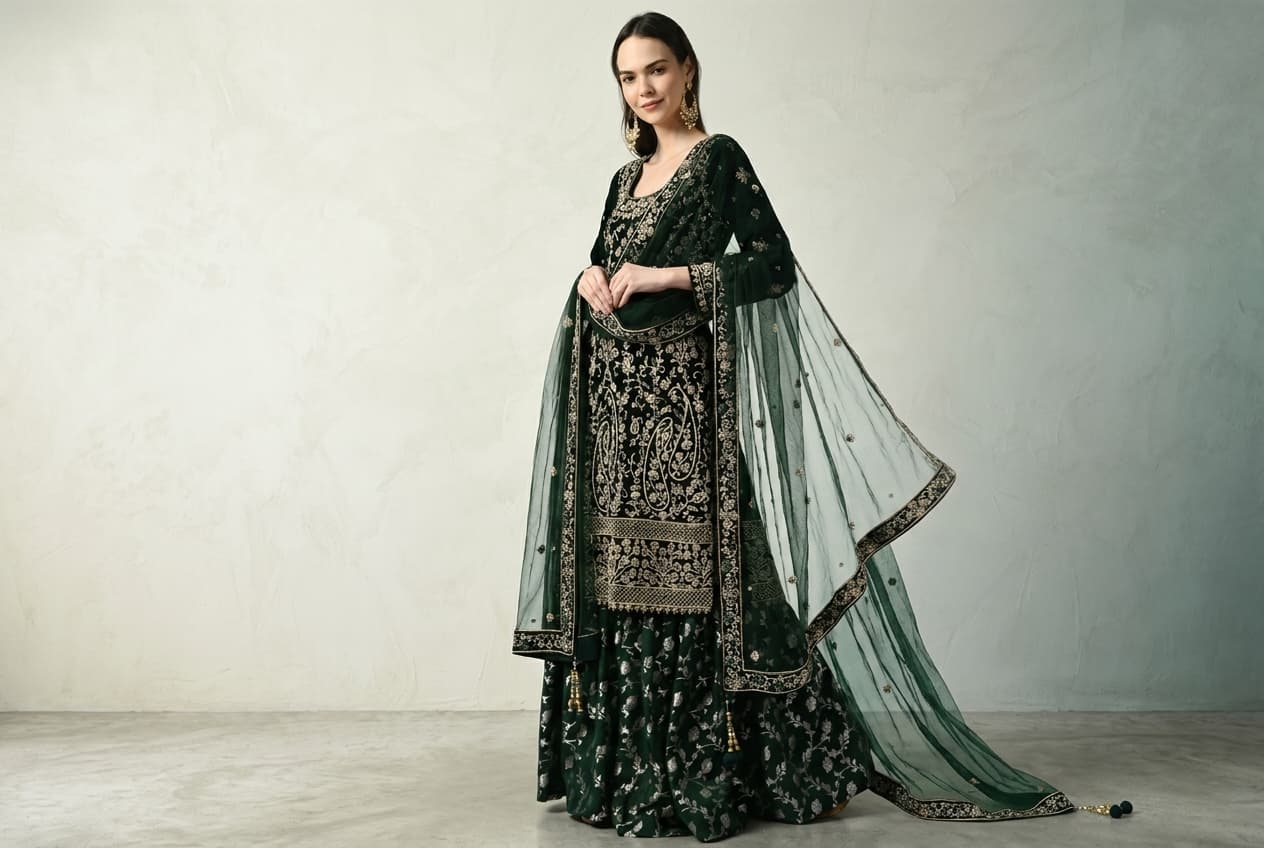 Why steaming is safer than ironing for zardozi dresses