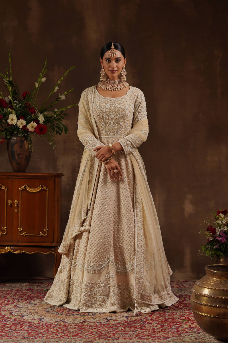Ivory Chinon Gown