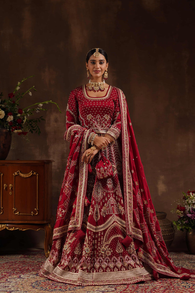 Red Lehenga & Blouse set