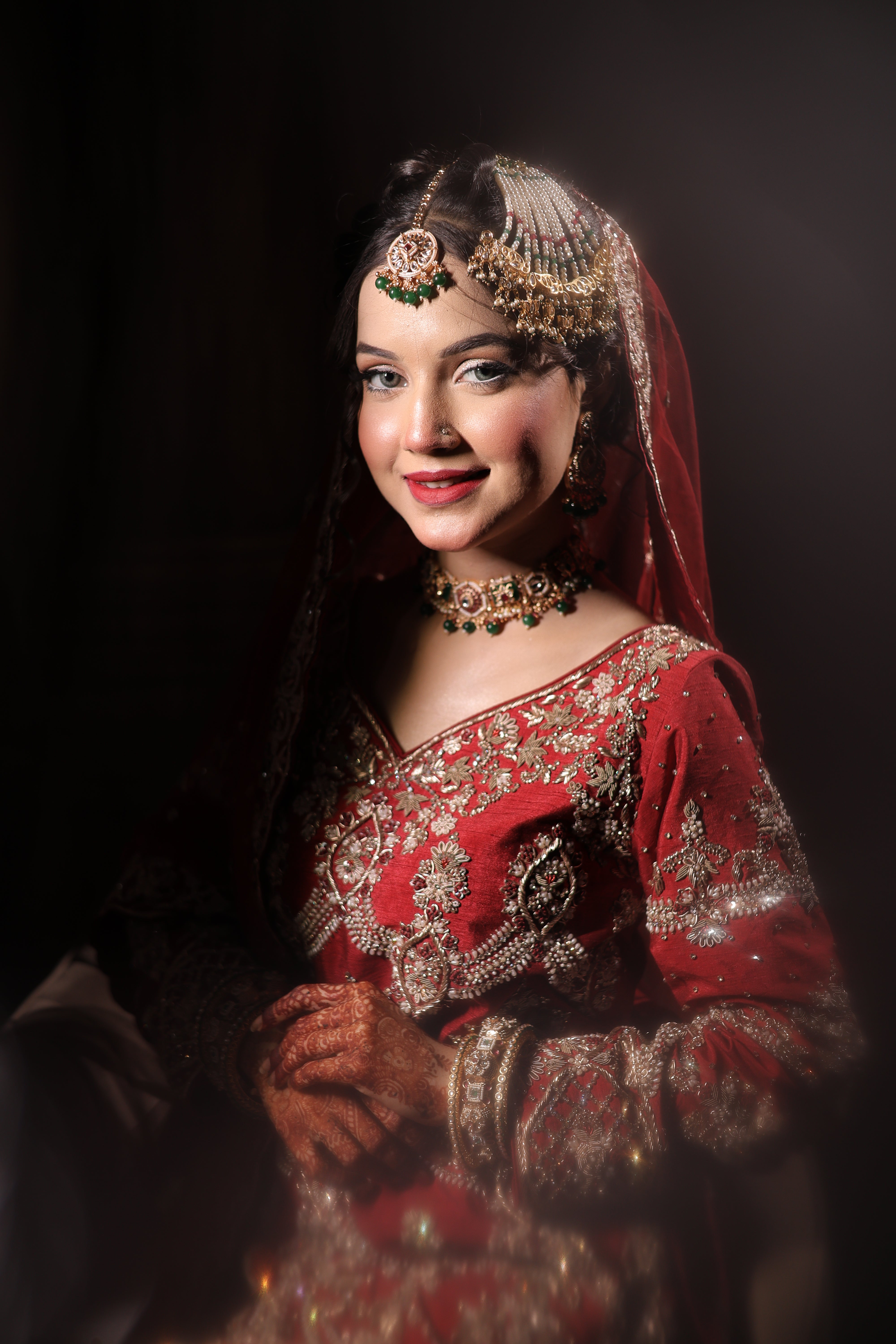 Maroon Kameez Gharara Dupatta