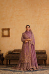 Lavender Farshi Gharara Set