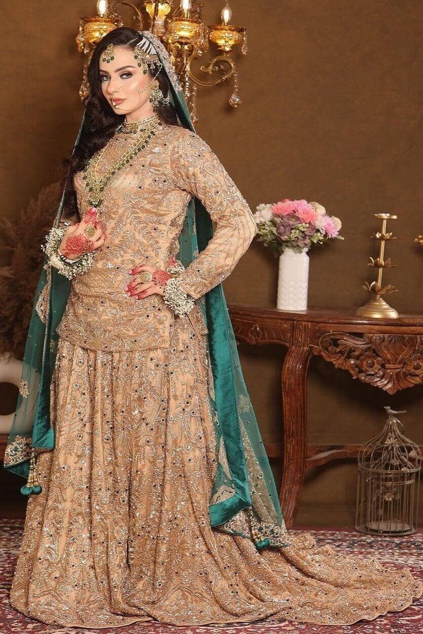 Golden Lehenga Kameez