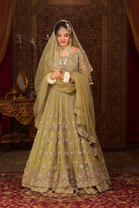 Mint Green Anarkali lehenga