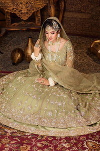 Mint Green Anarkali lehenga