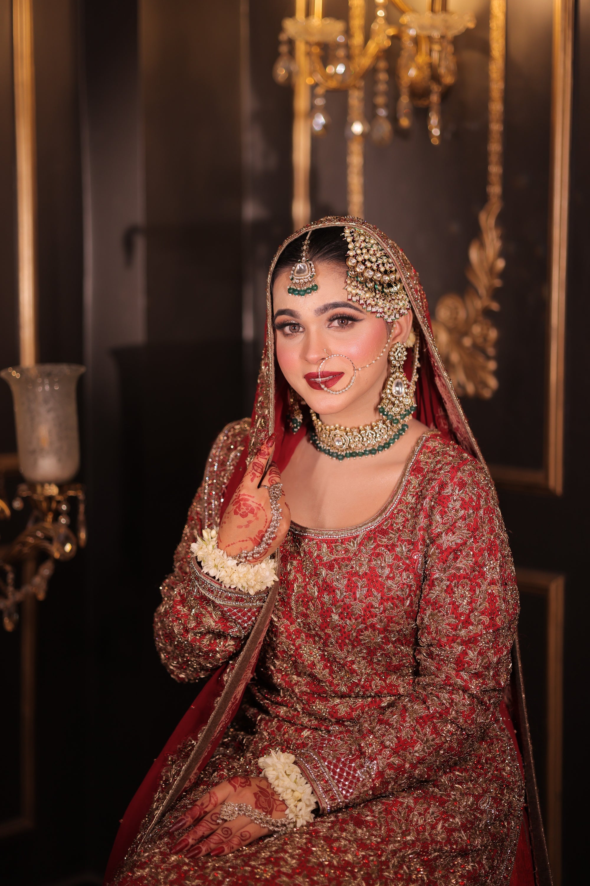 Red Lehenga Kameez