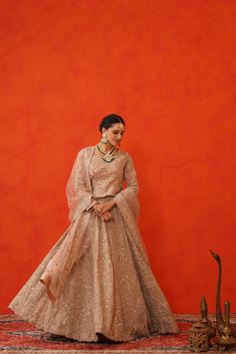 Dusty Rose Lehenga Blouse