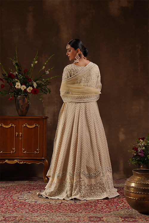 Ivory Chinon Gown