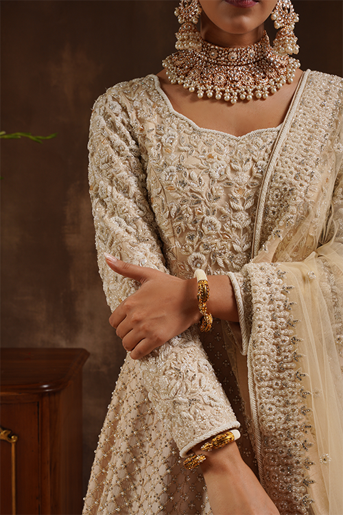 Ivory Chinon Gown
