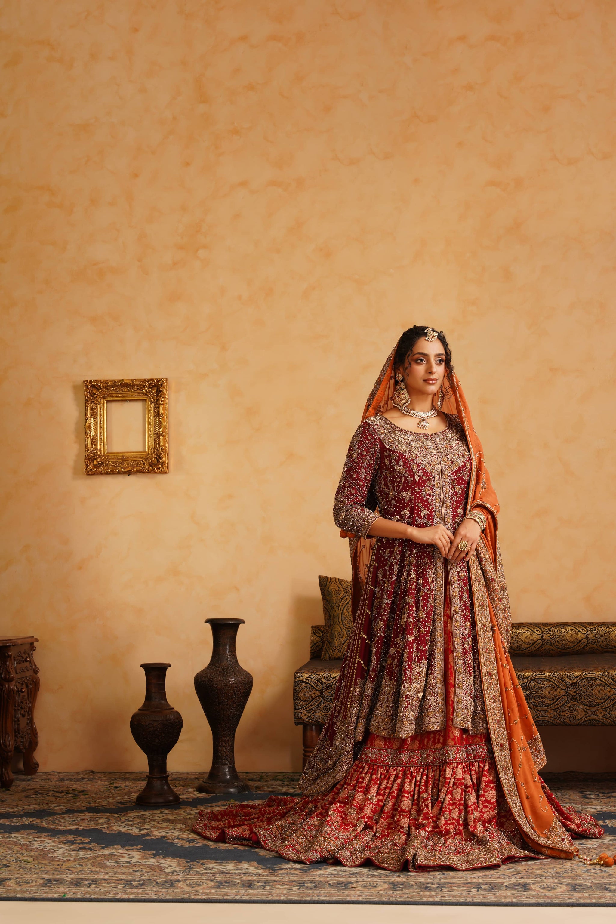 Red Farshi Jacket Trail