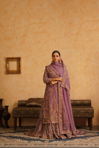 Lavender Farshi Gharara Set