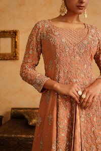 Light Orange Farshi Gharara Set