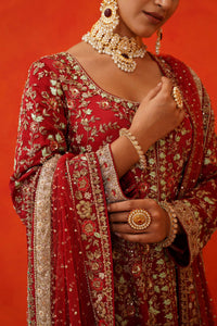 Maroon Jacket Farshi Gharara