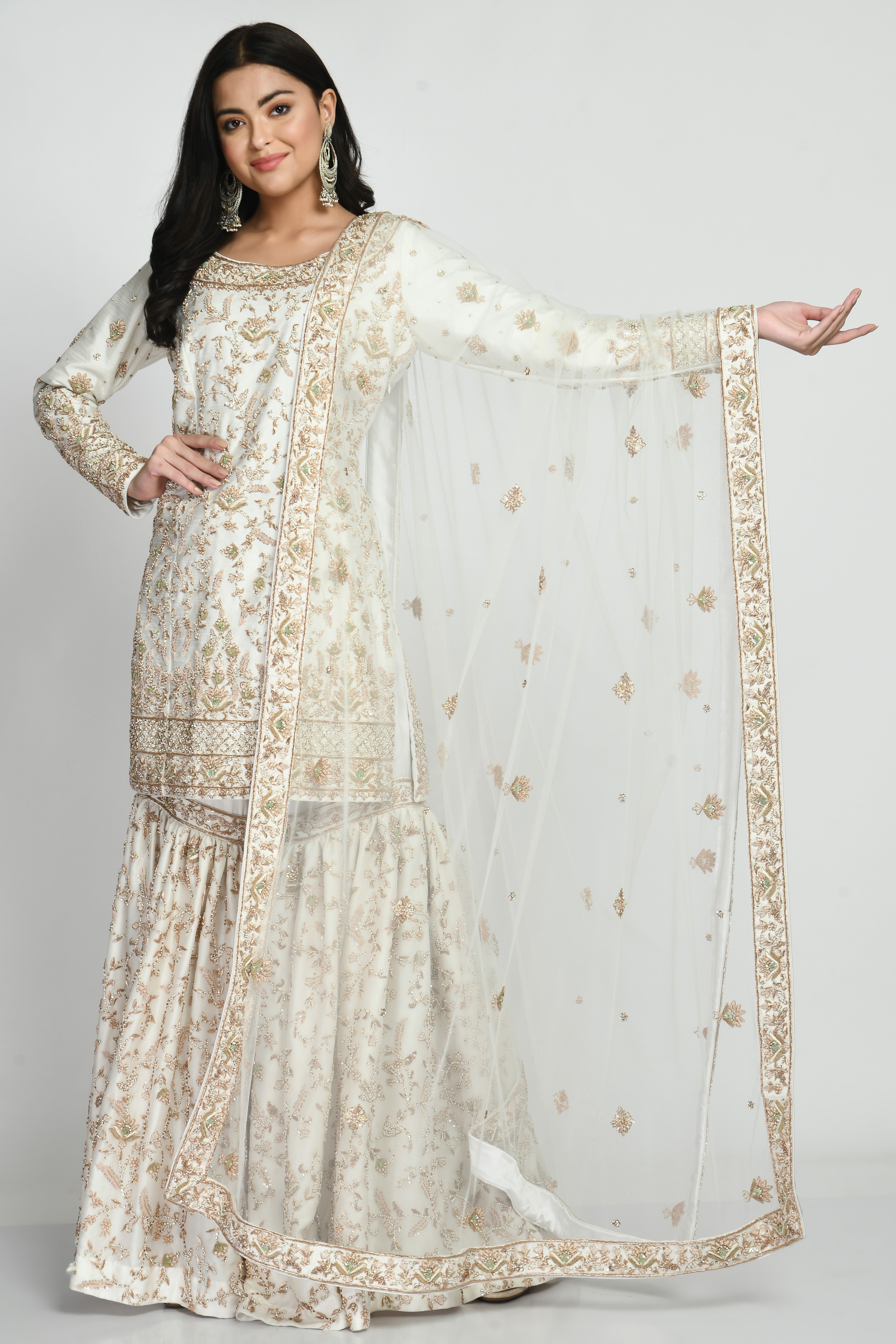 White Gharara