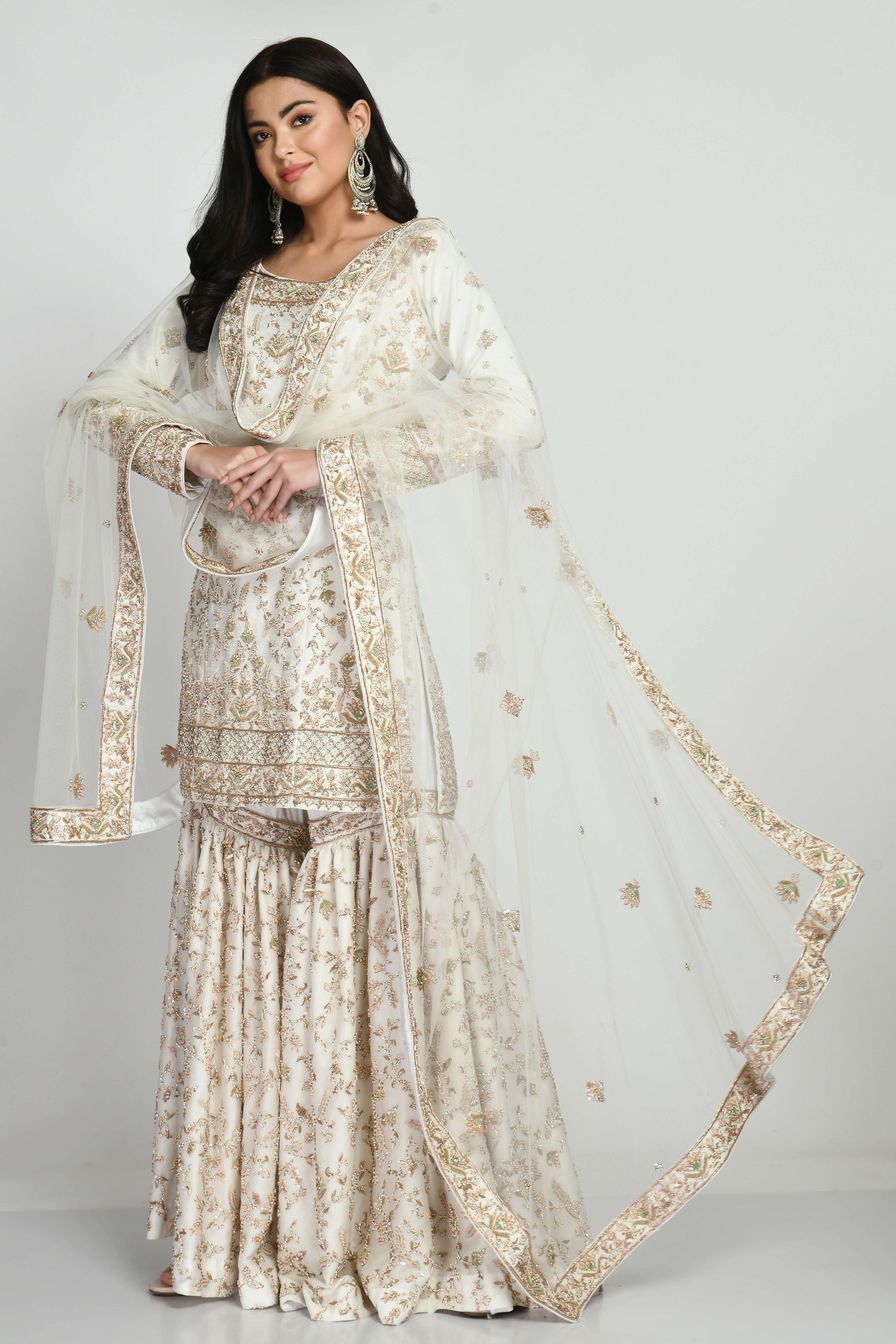 White Gharara