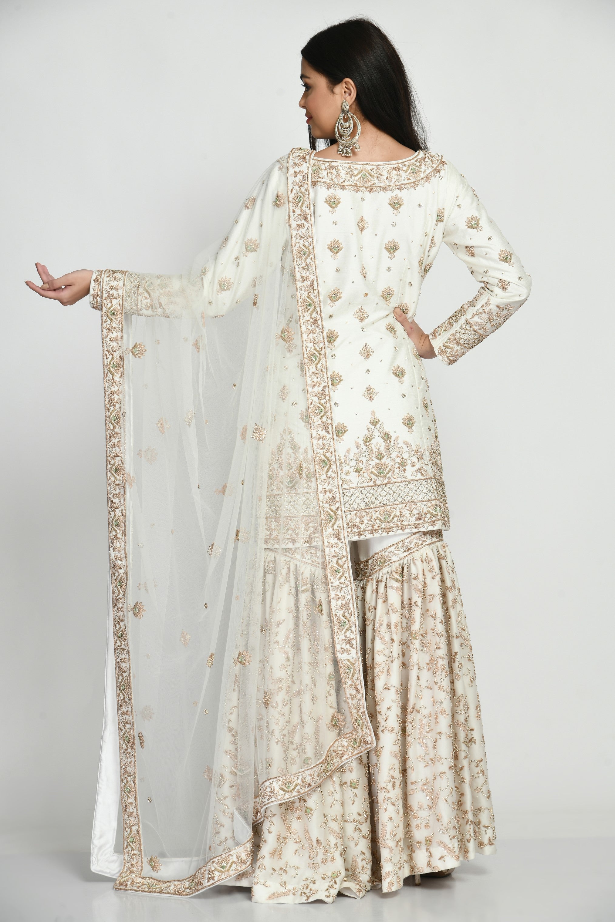 White Gharara
