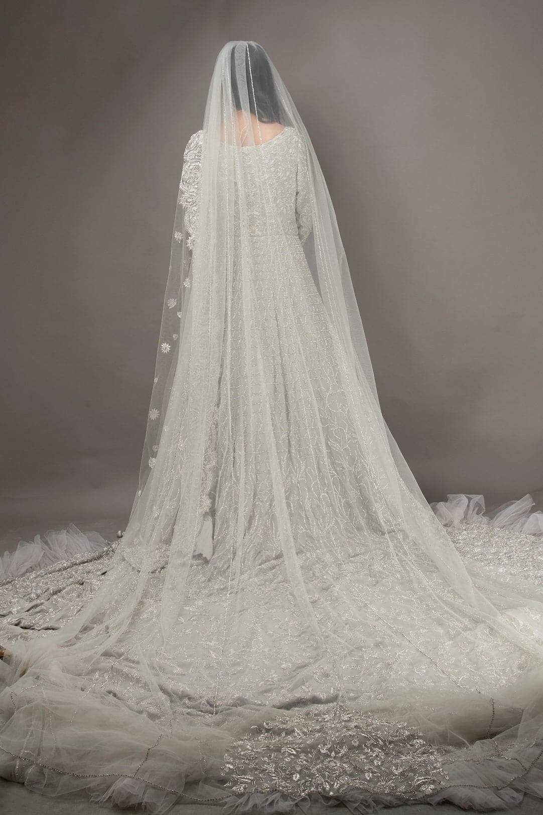 Grey Long Trail Maxi Dress