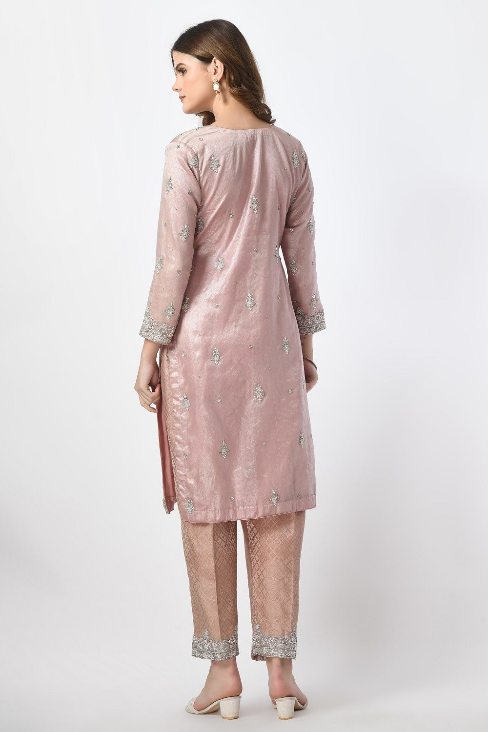 Pink Kameez Trouser Dupatta