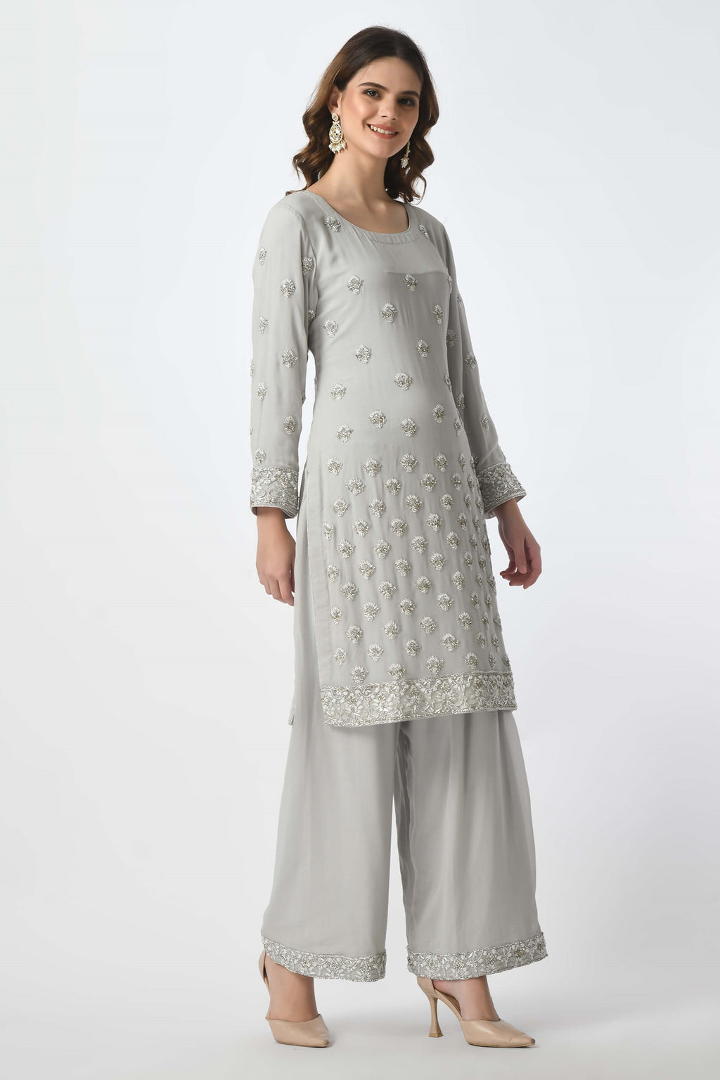 Kameez Plazo Dupatta