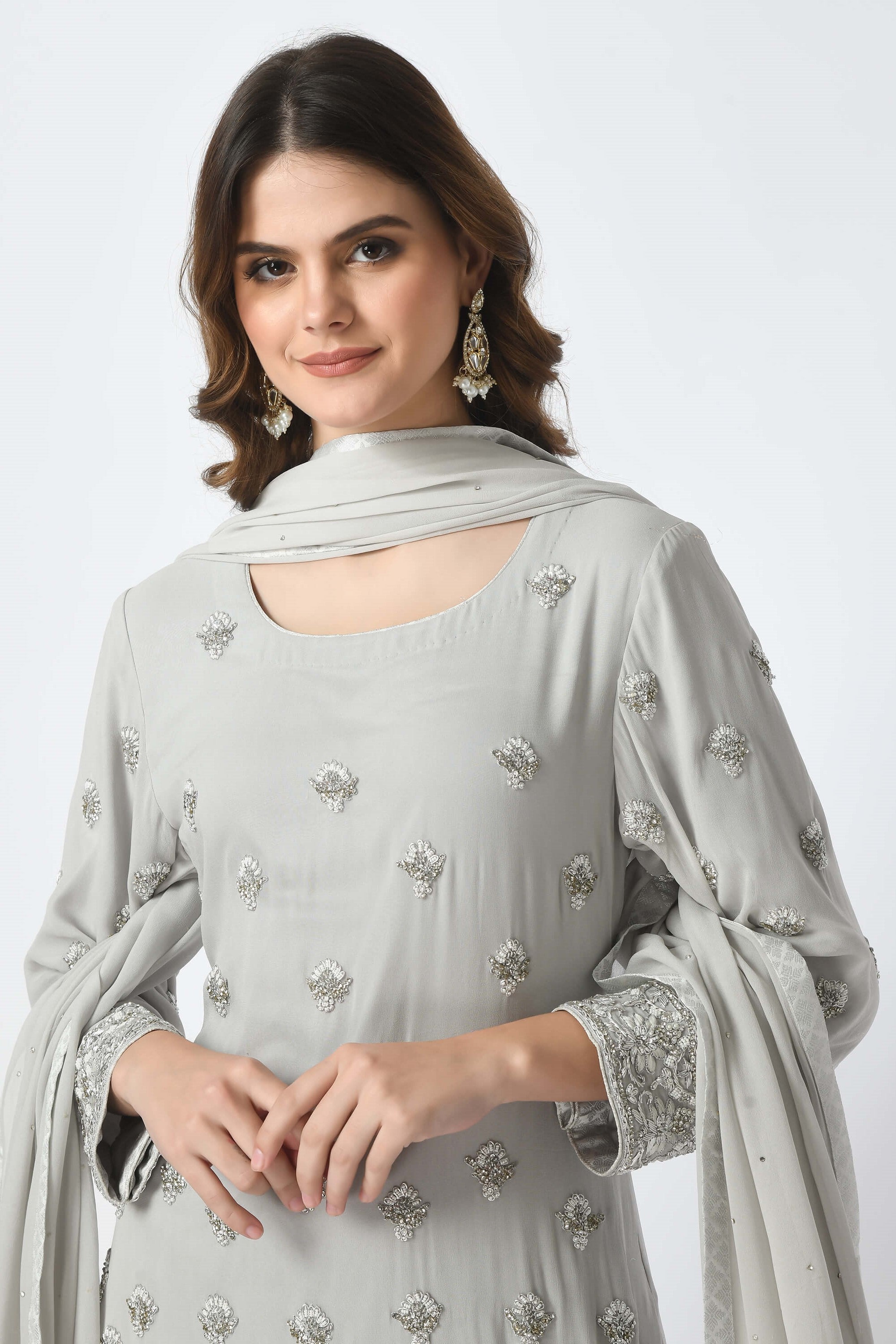 Kameez Plazo Dupatta