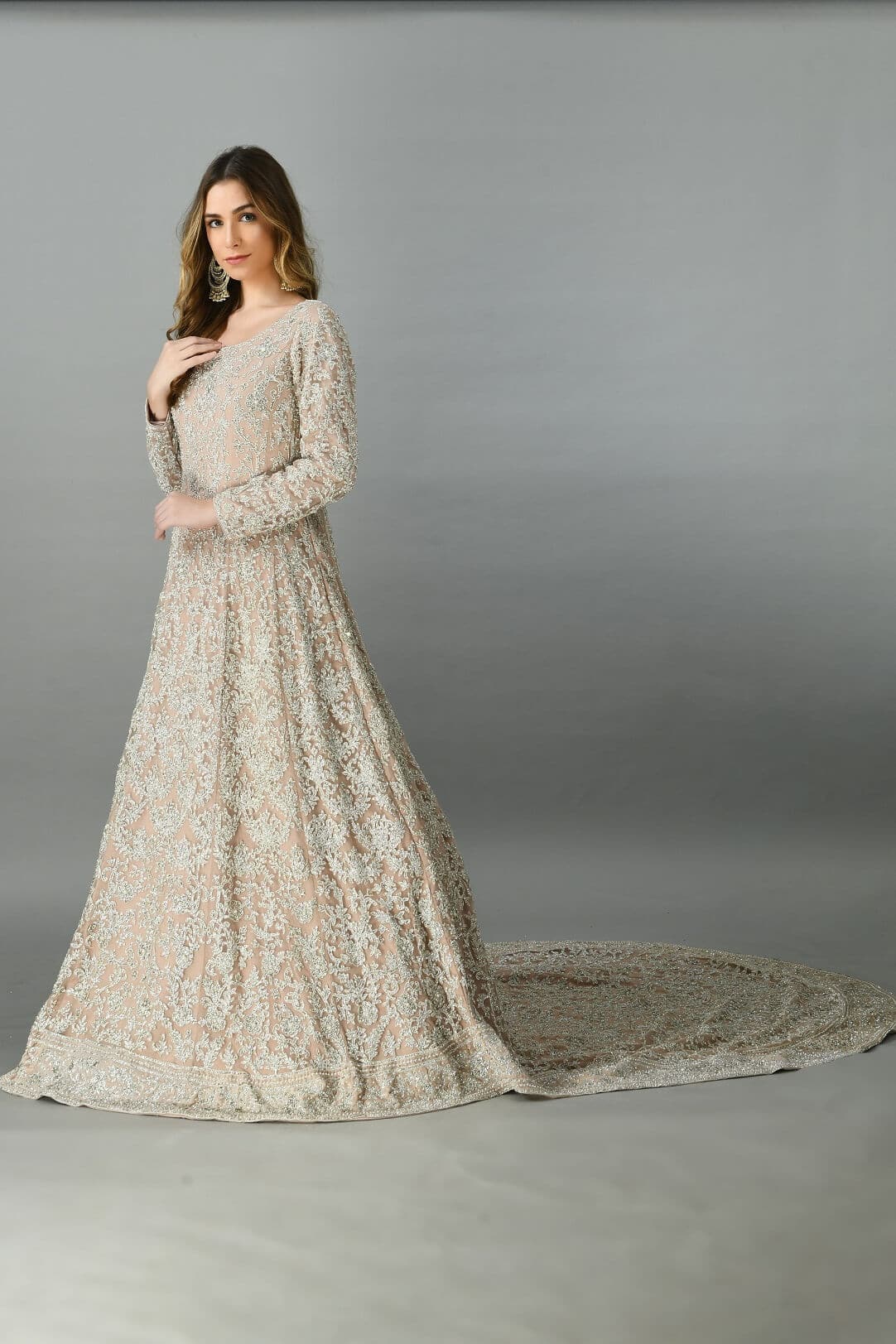 Peach Maxi with Trail