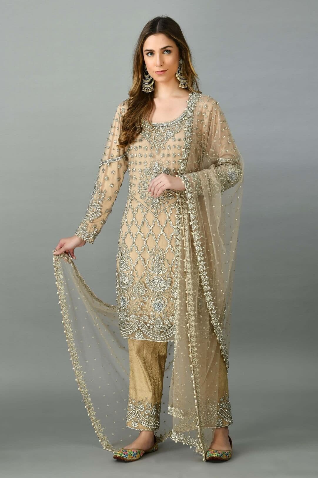 Shimmer Gold Suit