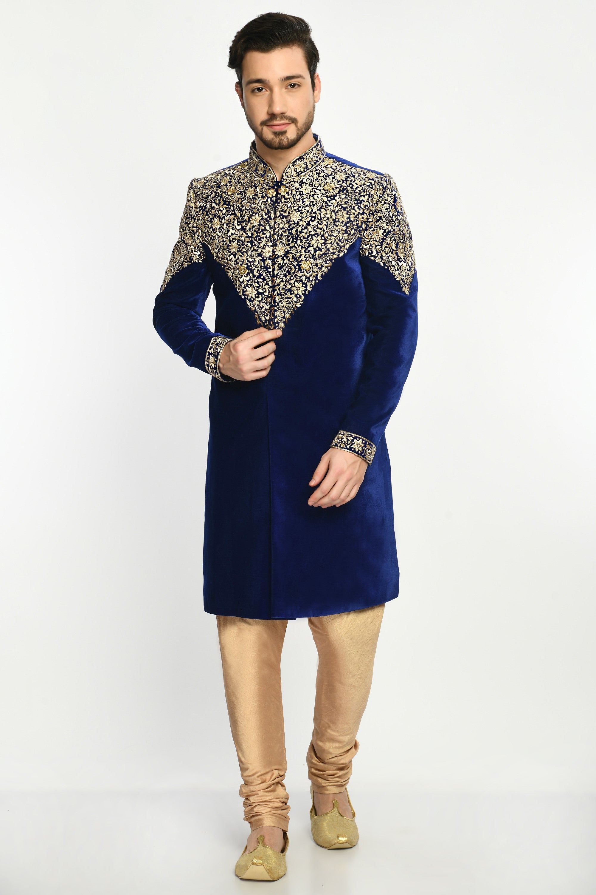 Blue Sherwani