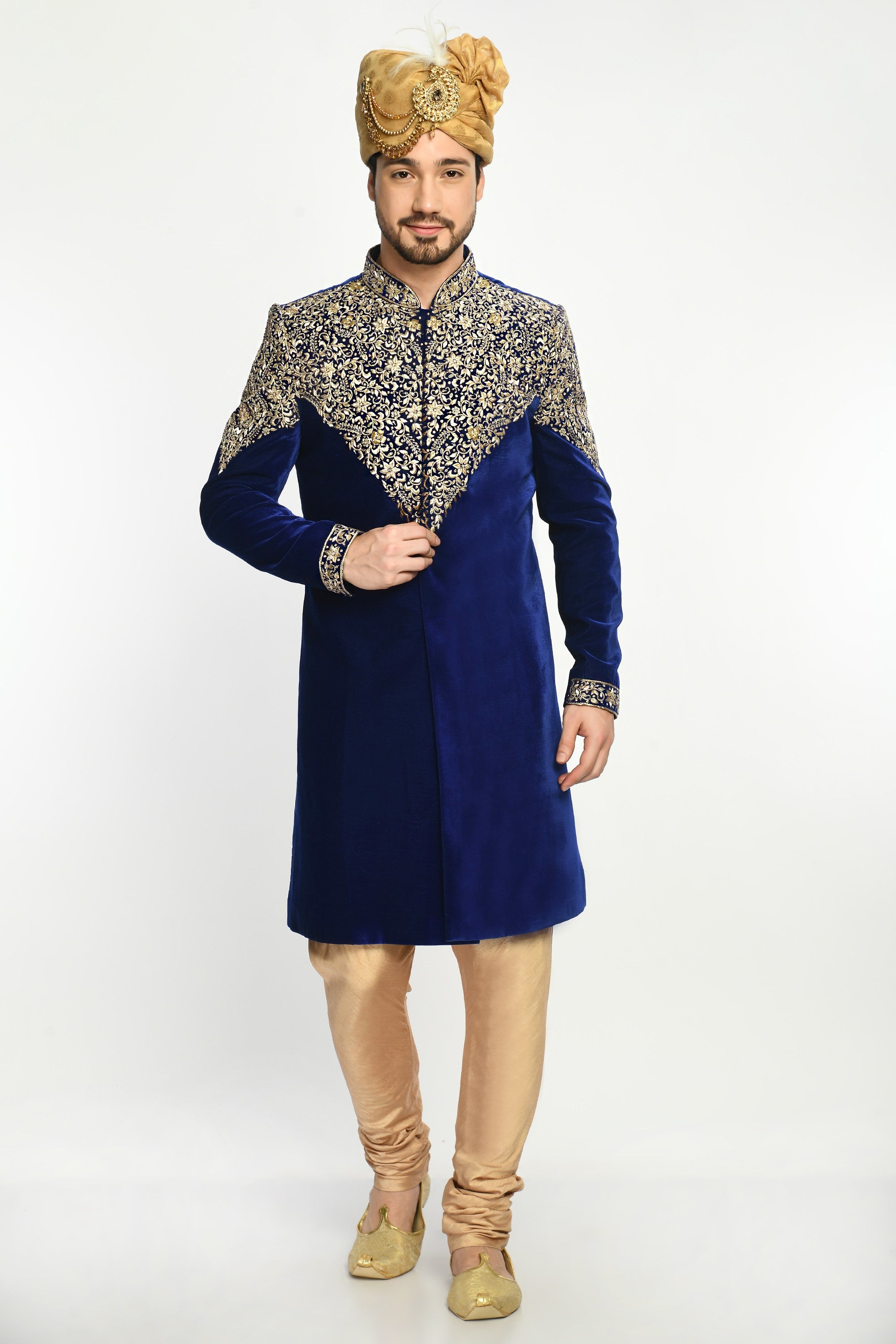 Blue Sherwani