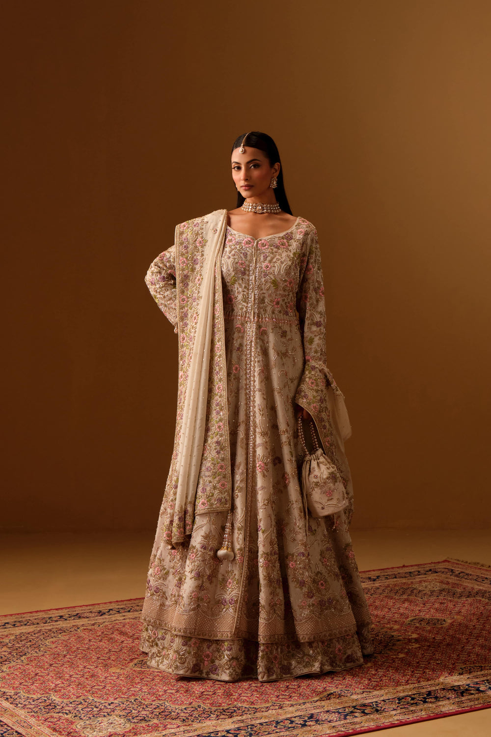 Ivory Jacket lehanga