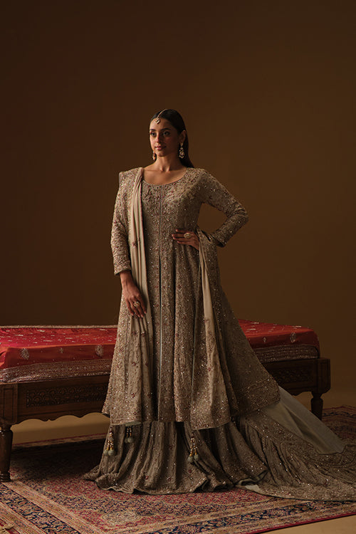 Mint Jacket and farshi lehanga