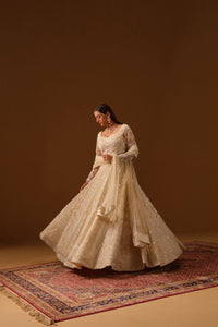 Ivory Lehanga and blouse