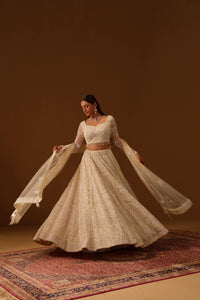 Ivory Lehanga and blouse
