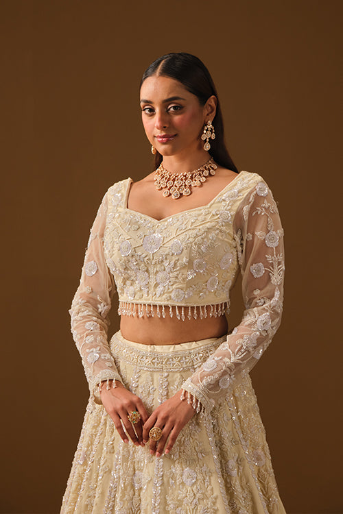 Ivory Lehanga and blouse