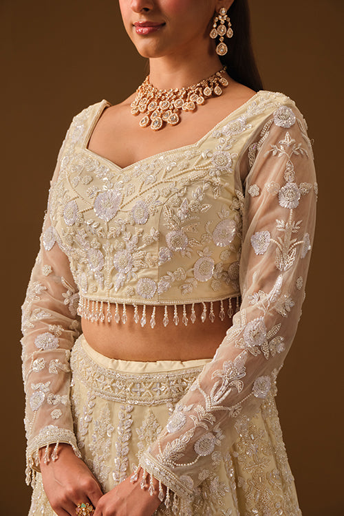Ivory Lehanga and blouse
