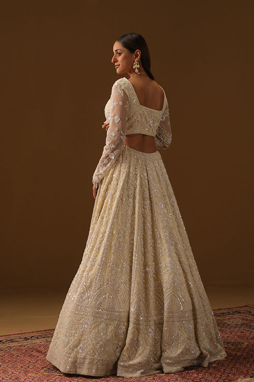 Ivory Lehanga and blouse