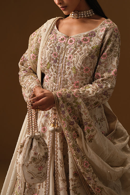 Ivory Jacket lehanga