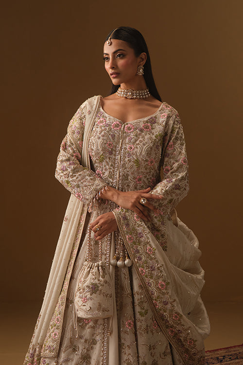 Ivory Jacket lehanga