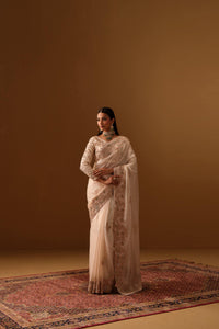 Ivory Saree and blouse
