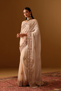 Ivory Saree and blouse