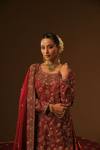 Maroon Kameez and Farshi lehanga