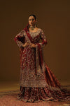 Maroon Kameez and Farshi lehanga