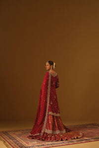 Maroon Kameez and Farshi lehanga