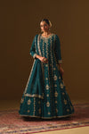 Green Anarkali Gown