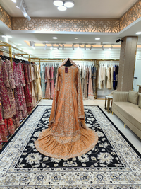 Light Orange Farshi Gharara