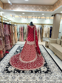 Maroon Farshi Gharara Kameez Dupatta Set