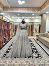 Grey Cutdana Lehenga Blouse