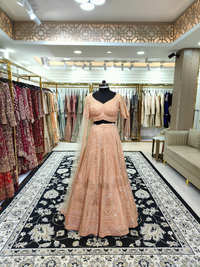 Peach Lehenga
