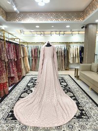 Pink Trail Gown